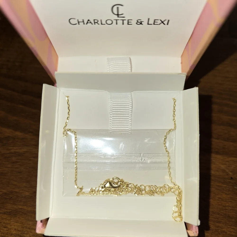 Bubble Letters "LOVE" Necklace - Picture 3 of 3